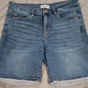 Blue Denim Shorts